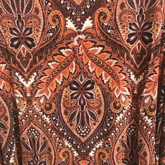 Dress Barn Soft Tunic - Browns/Rust, 1X - Picture 2 of 3